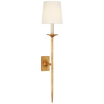 Catina Wall Sconce - Antique Gold Leaf / Linen