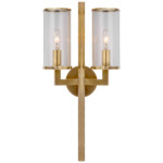 Liaison Double Wall Sconce - Antique-Burnished Brass