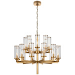 Liaison Chandelier - Antique-Burnished Brass