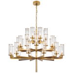 Liaison Chandelier - Antique-Burnished Brass