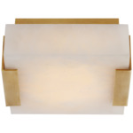 Covet Ceiling Light - Antique-Burnished Brass / Alabaster