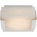 Covet Ceiling Light - Polished Nickel / Alabaster