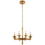 Liaison Chandelier - Antique-Burnished Brass