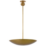Comtesse Uplight Chandelier - Hand Rubbed Antique Brass