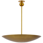 Comtesse Uplight Chandelier - Hand Rubbed Antique Brass