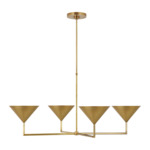 Orsay XL Chandelier - Hand-Rubbed Antique Brass
