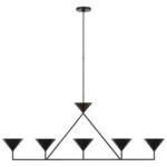 Orsay Linear Chandelier - Bronze