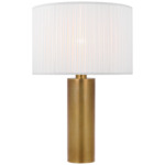 Sylvie Table Lamp - Hand-Rubbed Antique Brass / Silk Pleat