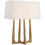 Scala Bedside Table Lamp - Gilded Iron / Linen