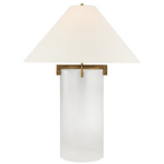 Brooks Table Lamp - Gilded Iron / Linen