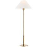 Hackney Buffet Lamp - Hand Rubbed Antique Brass / Linen