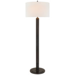 Longacre Floor Lamp - Bronze / Linen