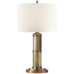 Longacre Table Lamp - Hand-Rubbed Antique Brass / Linen