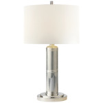Longacre Table Lamp - Polished Nickel / Linen