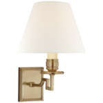 Dean Wall Sconce - Natural Brass / Linen