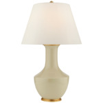 Lambay Table Lamp - Coconut Porcelain / Linen