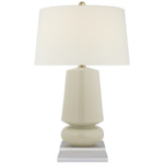 Parisienne Table Lamp - Coconut Porcelain / Linen