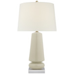 Parisienne Table Lamp - Coconut Porcelain / Linen