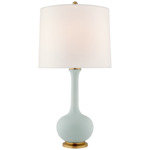 Coy Table Lamp - Matte Sky Blue / Linen