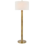 Longacre Floor Lamp - Hand-Rubbed Antique Brass / Linen