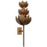 Alberto Tier Wall Sconce - Antique Bronze Leaf