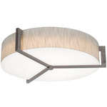 Apex Ceiling Light - Weathered Grey / Jute