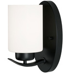 Dixon Wall Sconce - Matte Black / Soft White