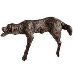 Lazy Dog Sculpture - Bronze