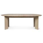 Bevel Extendable Dining Table - White Oiled Beech