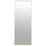 Adnet Full Length Mirror - Cream Leather