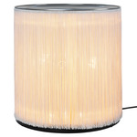 Model 597 Floor Lamp - Polished Aluminum / Cream