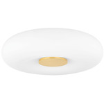 Imani Ceiling Light - Aged Brass / Matte Opal