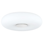 Imani Ceiling Light - Polished Nickel / Matte Opal