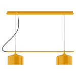 Axis Julia Linear Chandelier w/Bar Canopy - Bright Yellow