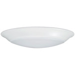 Disk Color-Select Ceiling Light - White / Frosted