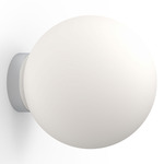 Bola Sphere Wall / Ceiling Light - Chrome / Opal