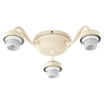 Brewster Fan Light Kit - Persian White