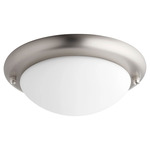Dome Fan Light Kit - Satin Nickel / Satin Opal
