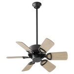 Estate 30 inch Ceiling Fan - Matte Black / Matte Black-Weathered Gray