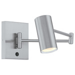 Austin Wall Reading Light - Brushed Steel