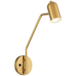 Lizbo Wall Reading Light - Antique Brushed Brass