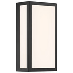 Geo Outdoor Wall Sconce - Black