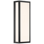 Geo Outdoor Wall Sconce - Black