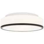 Aero LED Ceiling Light - Matte Black / Opal