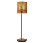 Conical Drum Table Lamp - Teak