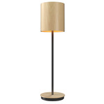 Cylindrical Tall Table Lamp - Maple