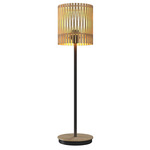 Living Hinges Drum Table Lamp - Maple