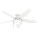 Lilliana Ceiling Fan with Light - Fresh White / Fresh White