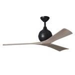 Irene Ceiling Fan - Matte Black / Gray Ash Tone