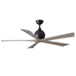 Irene Ceiling Fan - Matte Black / Gray Ash Tone